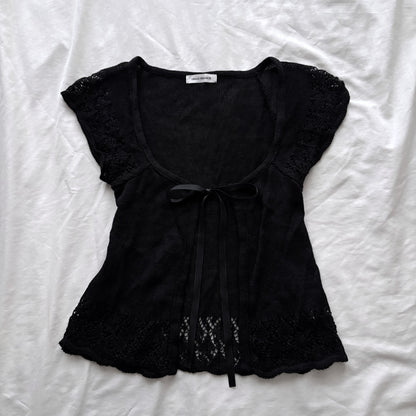 Dark Coquette camisole & cardigan Set