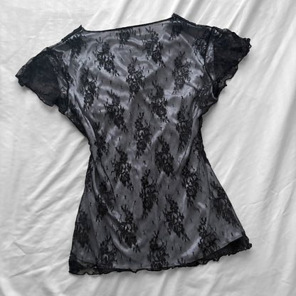 Black Lace Top