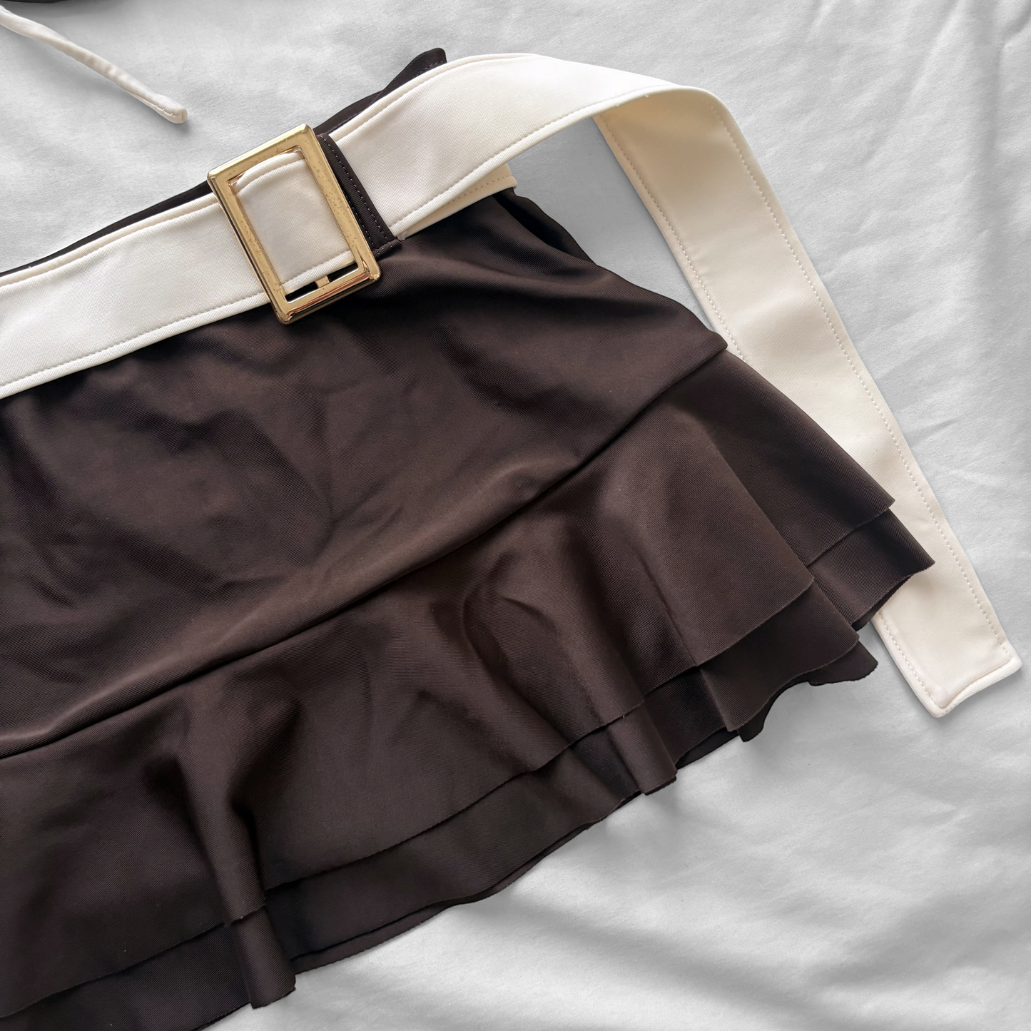 M size• Brown & creamy bikini Set
