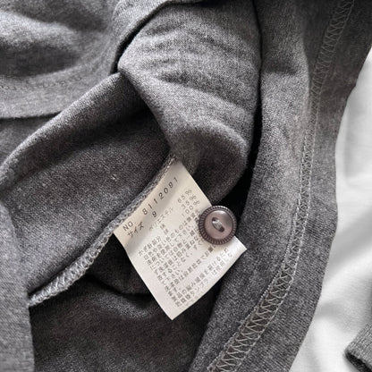 Grey Coquette Top