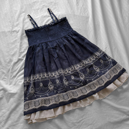 ‘Axes Femme’ Blue Romantic Dress