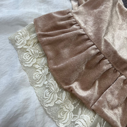 Velvet lace dress