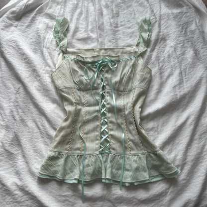 Corset vibe lace cami