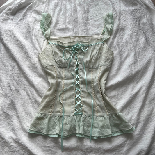 Corset vibe lace cami