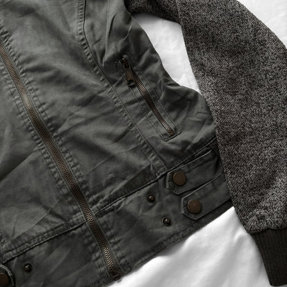 Olive Military-Inspired Jacket