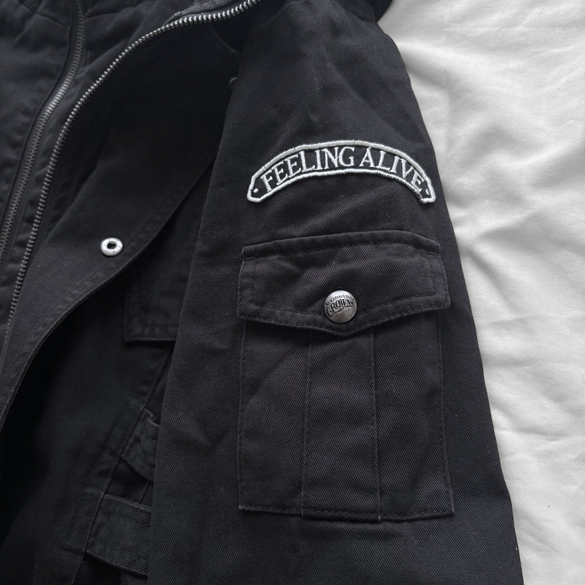 Military Style Hooded Jacket