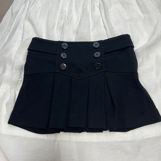 Dark coquette mini skirt