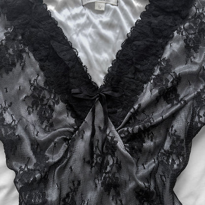 Black Lace Top
