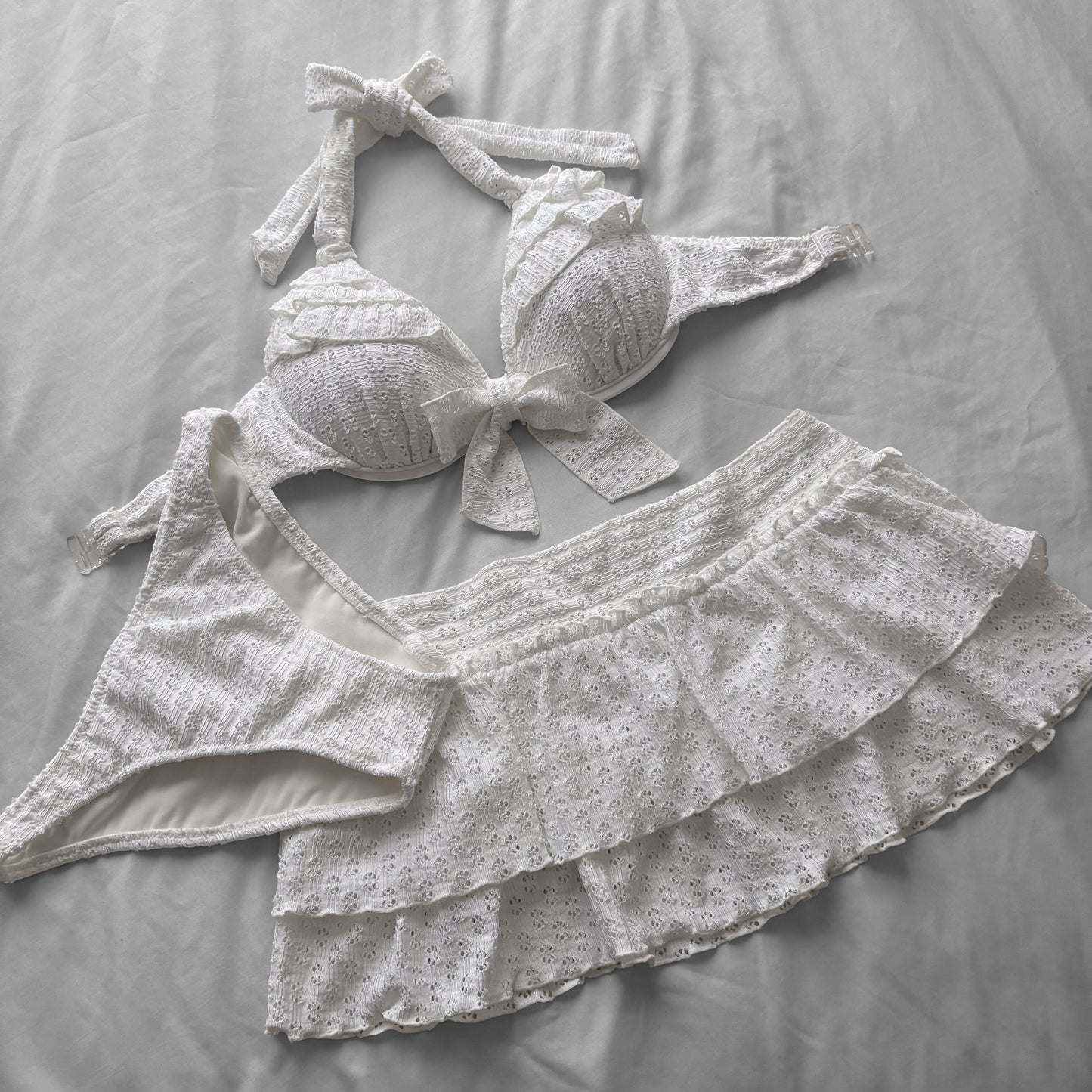 M size•Soft girl lace bikini Set