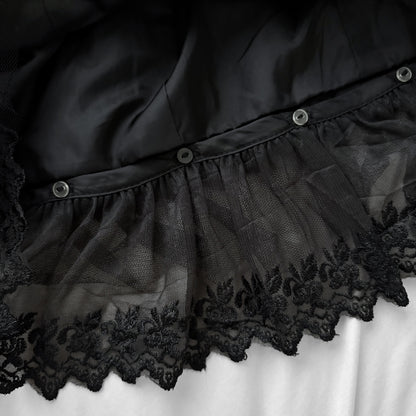 ‘Axes Femme’ Black Vest Top