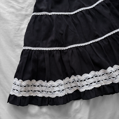 Black & White Lace Skirt