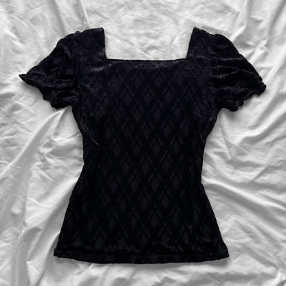 Checkered blouse
