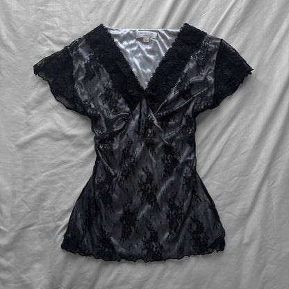 Black Lace Top