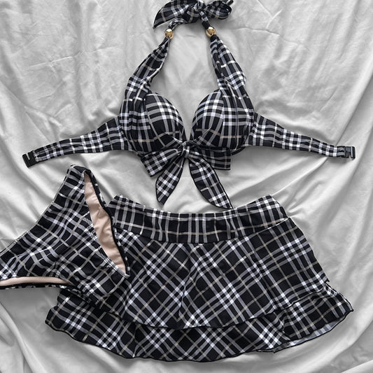 M size•Check bikini Set