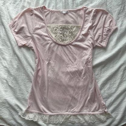 Milkmaid baby pink top