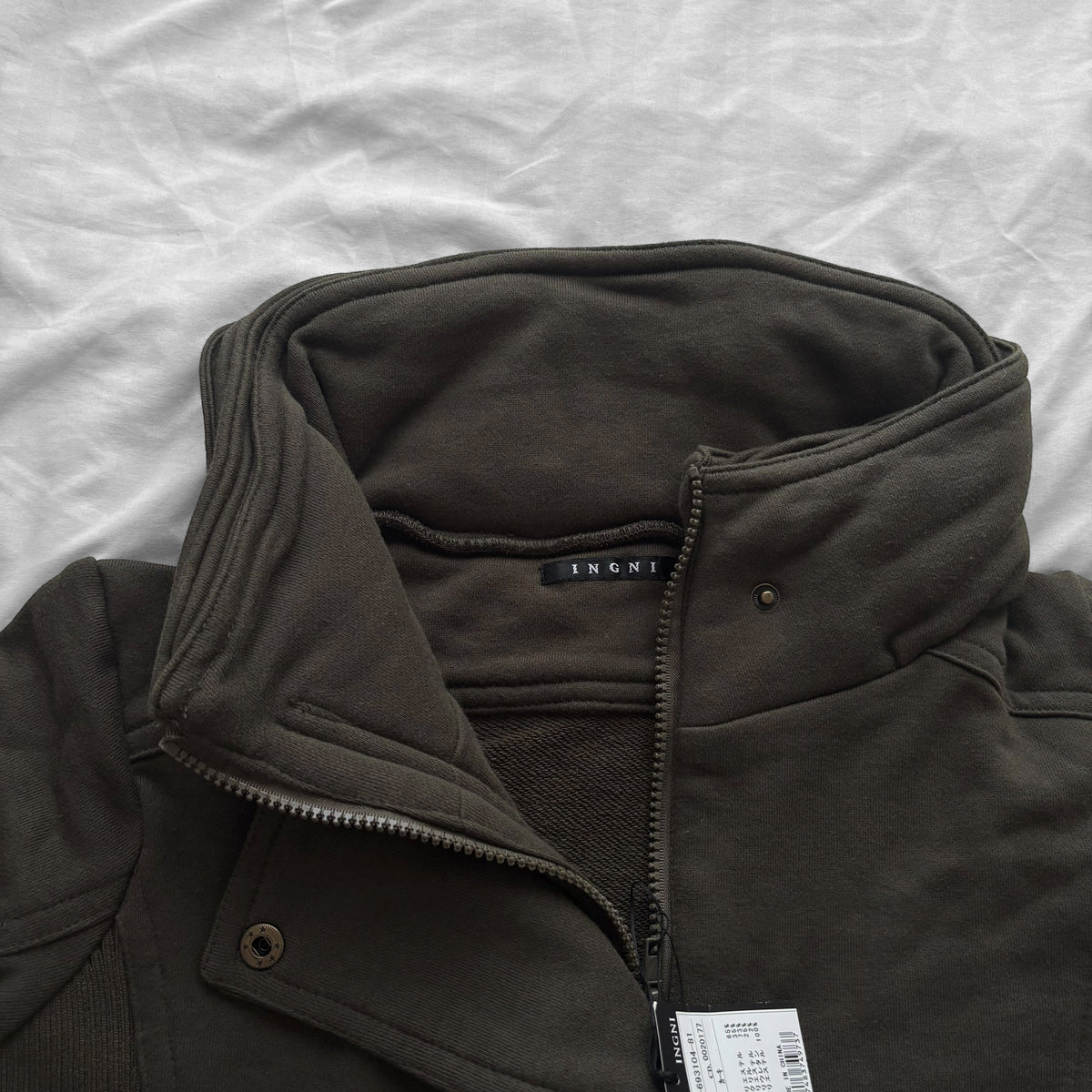 Muted Utility Zip Up Jacket