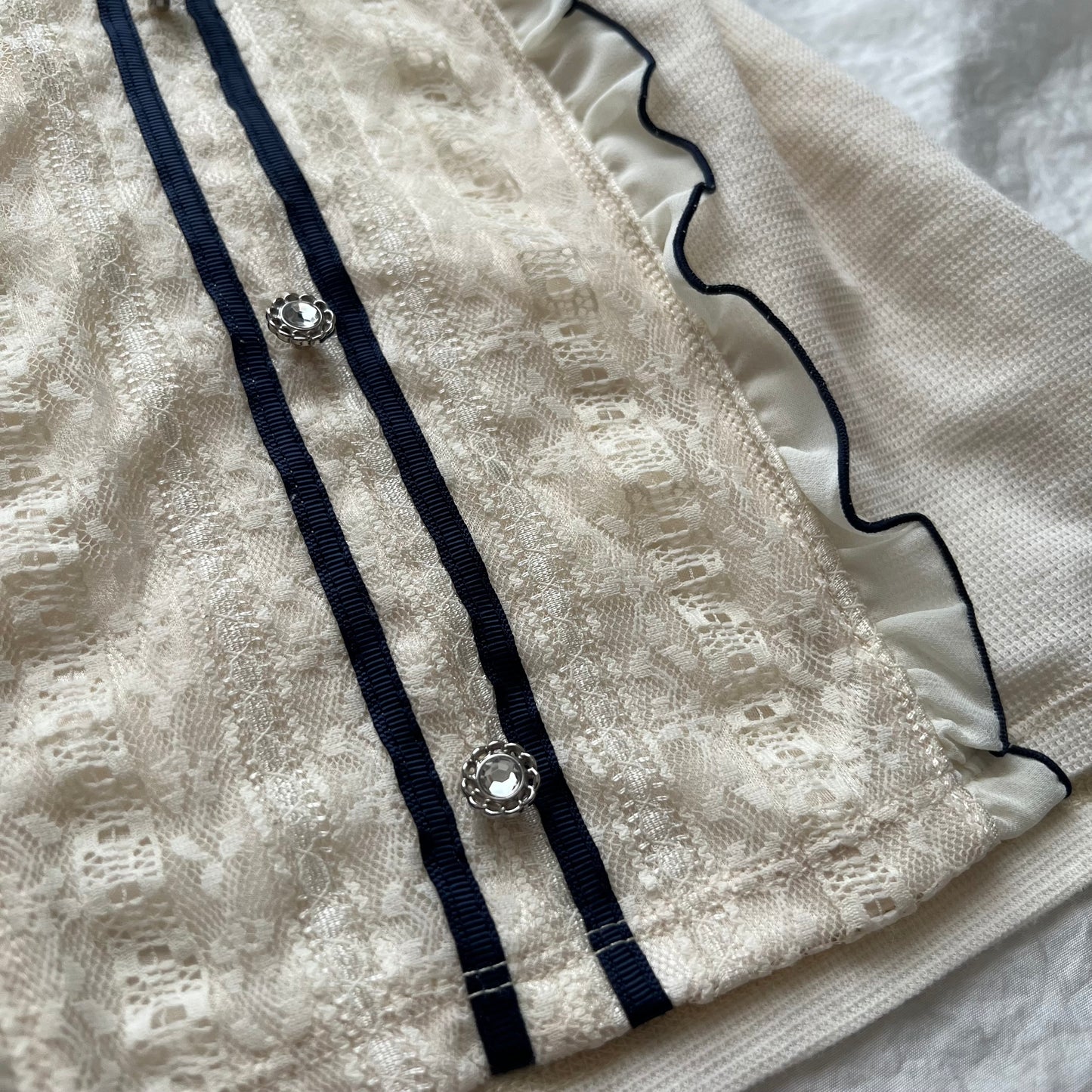 Axes Femme white sailor top