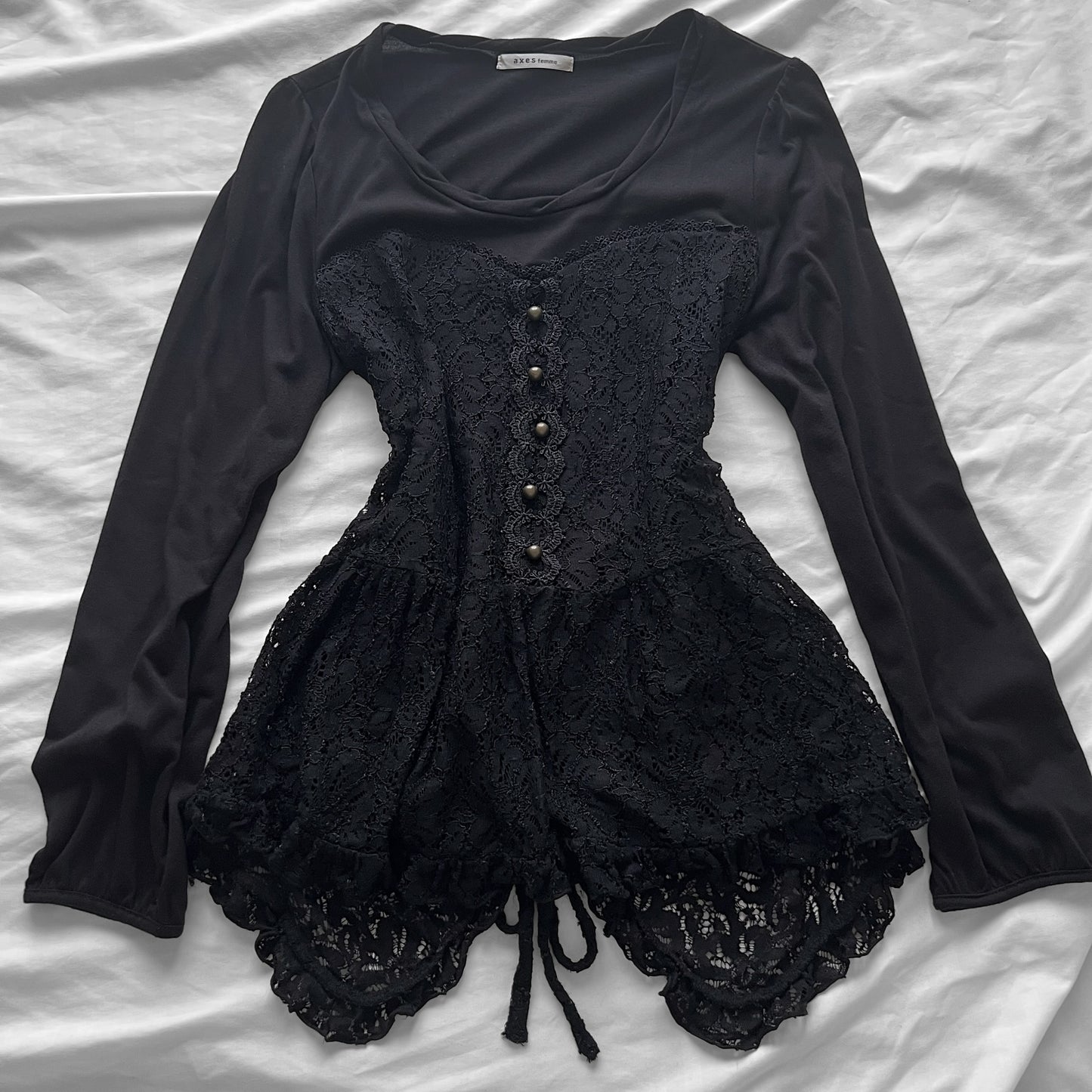 Axes Femme Coquette lace corset top