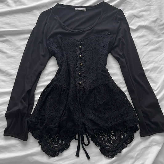 Axes Femme Coquette lace corset top