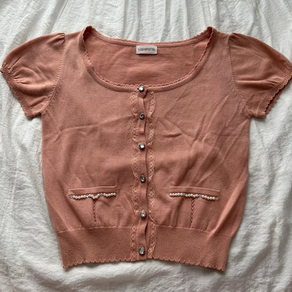 Cute cardigan & top set