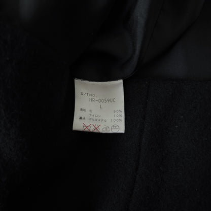 Black Napoleon Peacoat Coat
