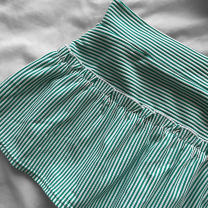 M size•Mint Green stripes bikini Set