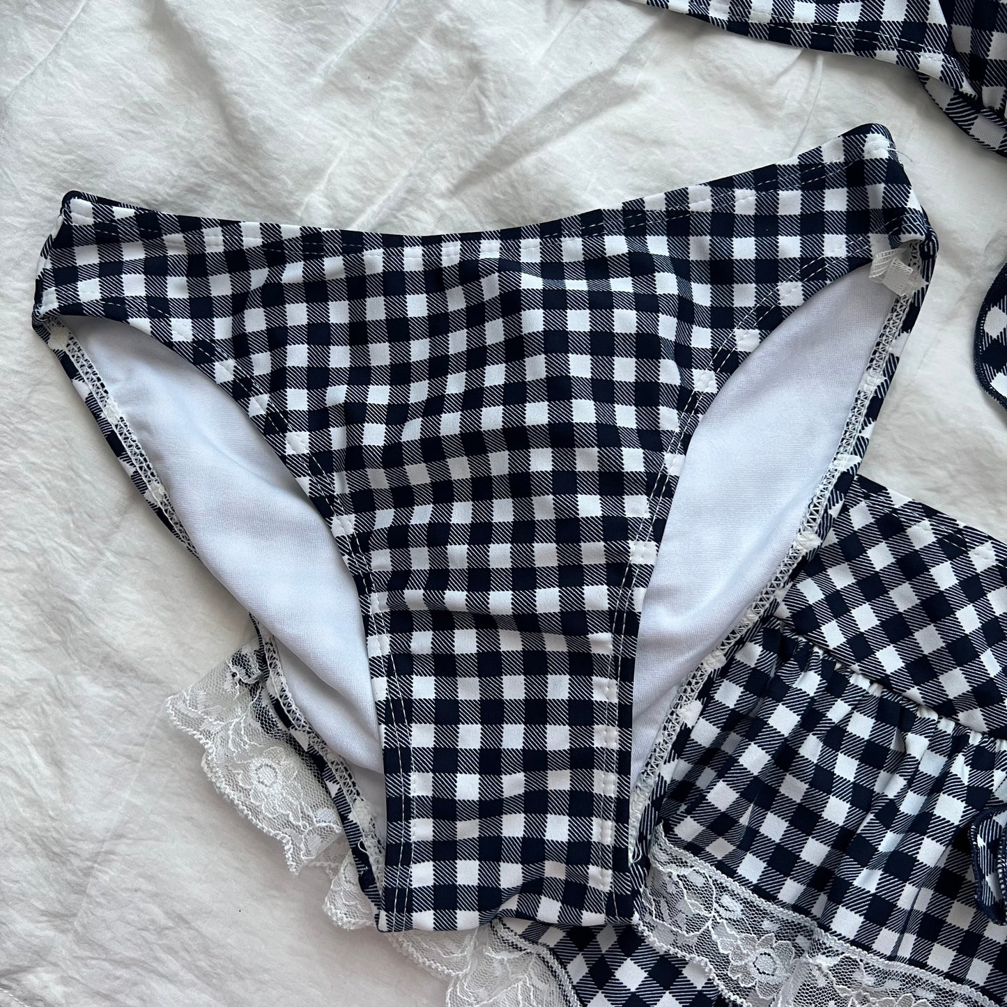 Dark Navy lace bikini set