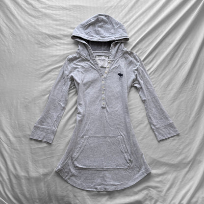 Abercrombie & Fitch Gray Hooded Top