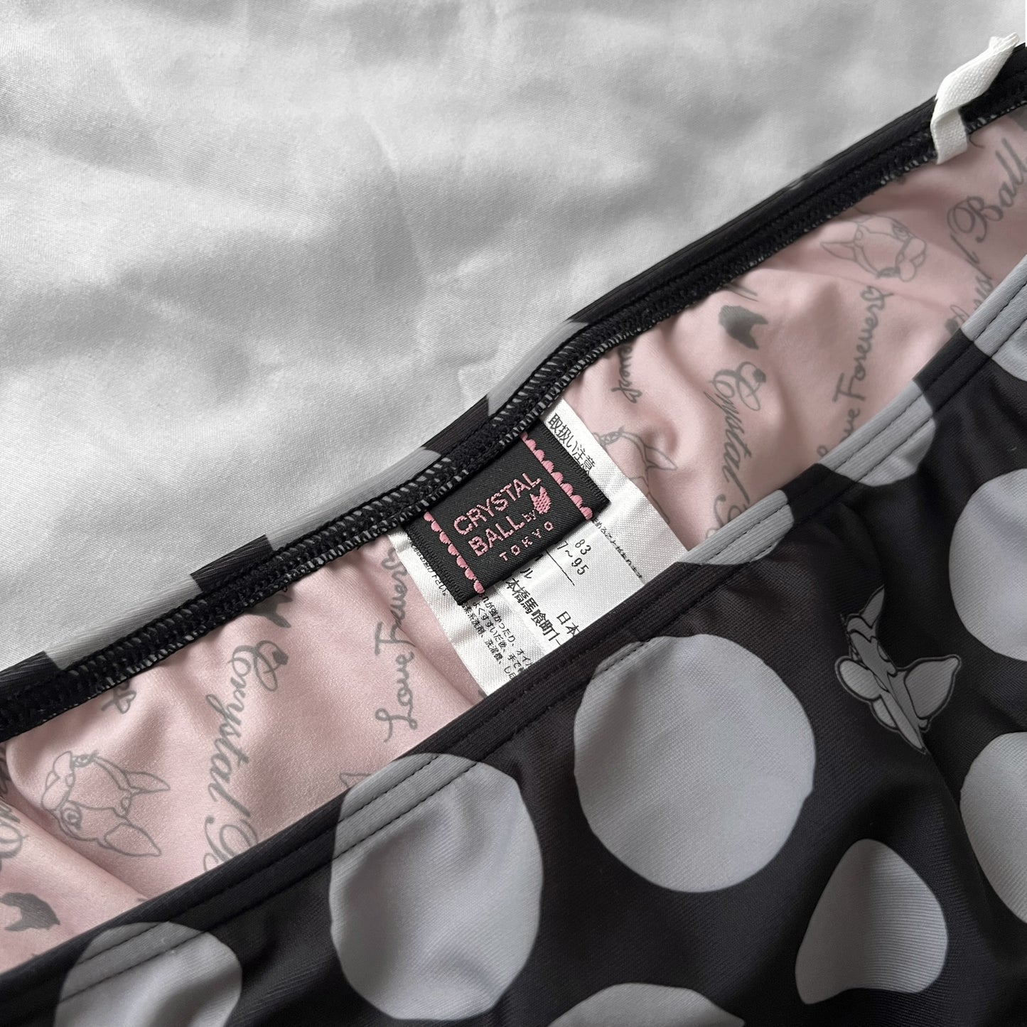 Black & grey dots bikini Set