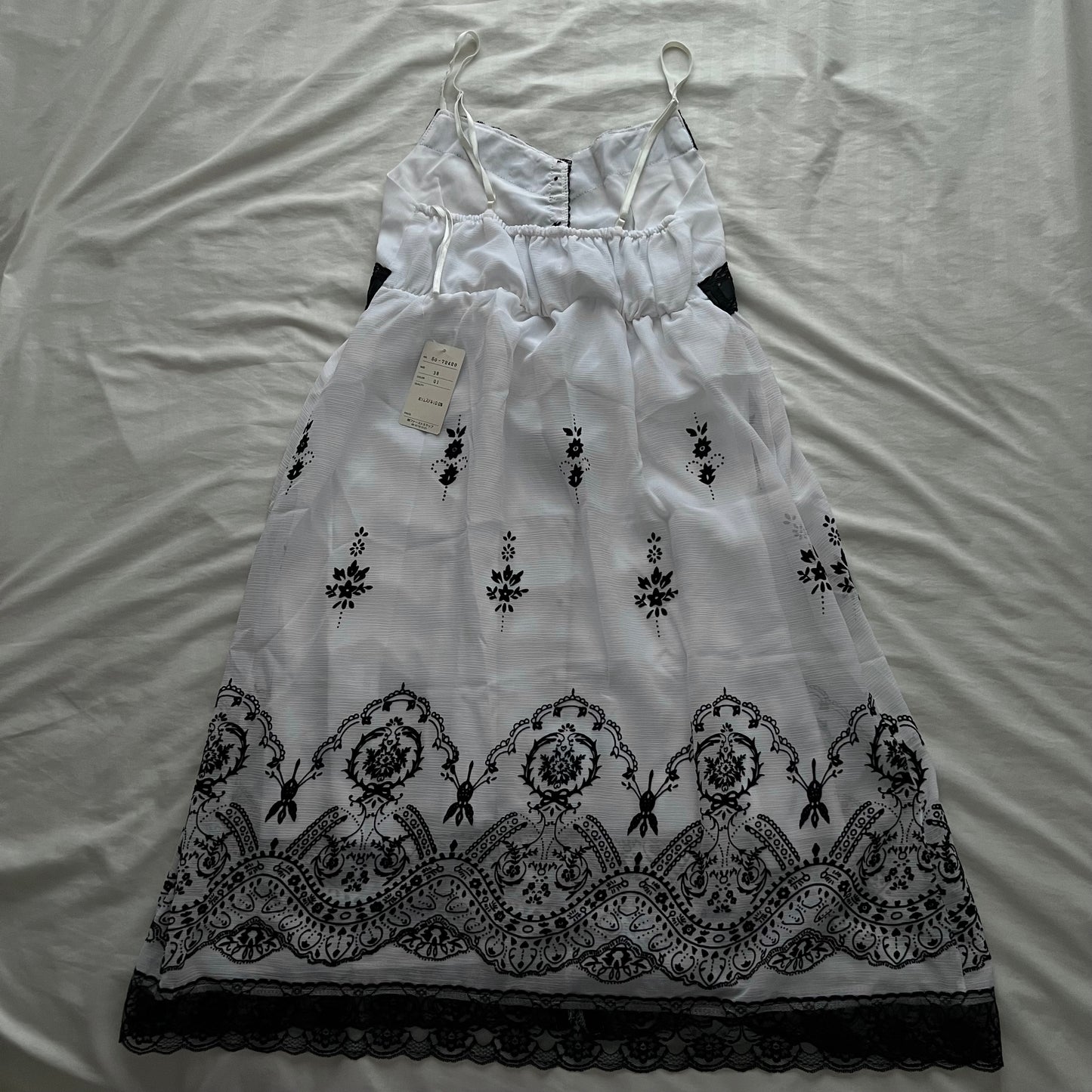Dark coquette ribbon dress
