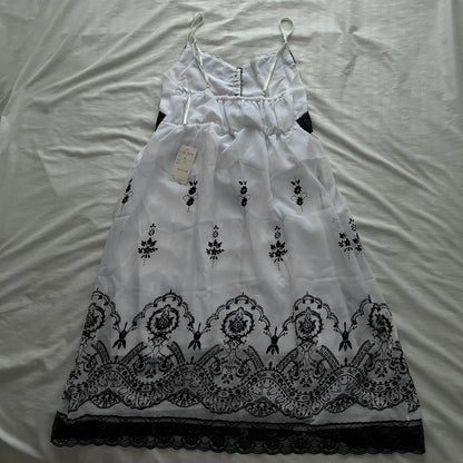 Dark coquette ribbon dress
