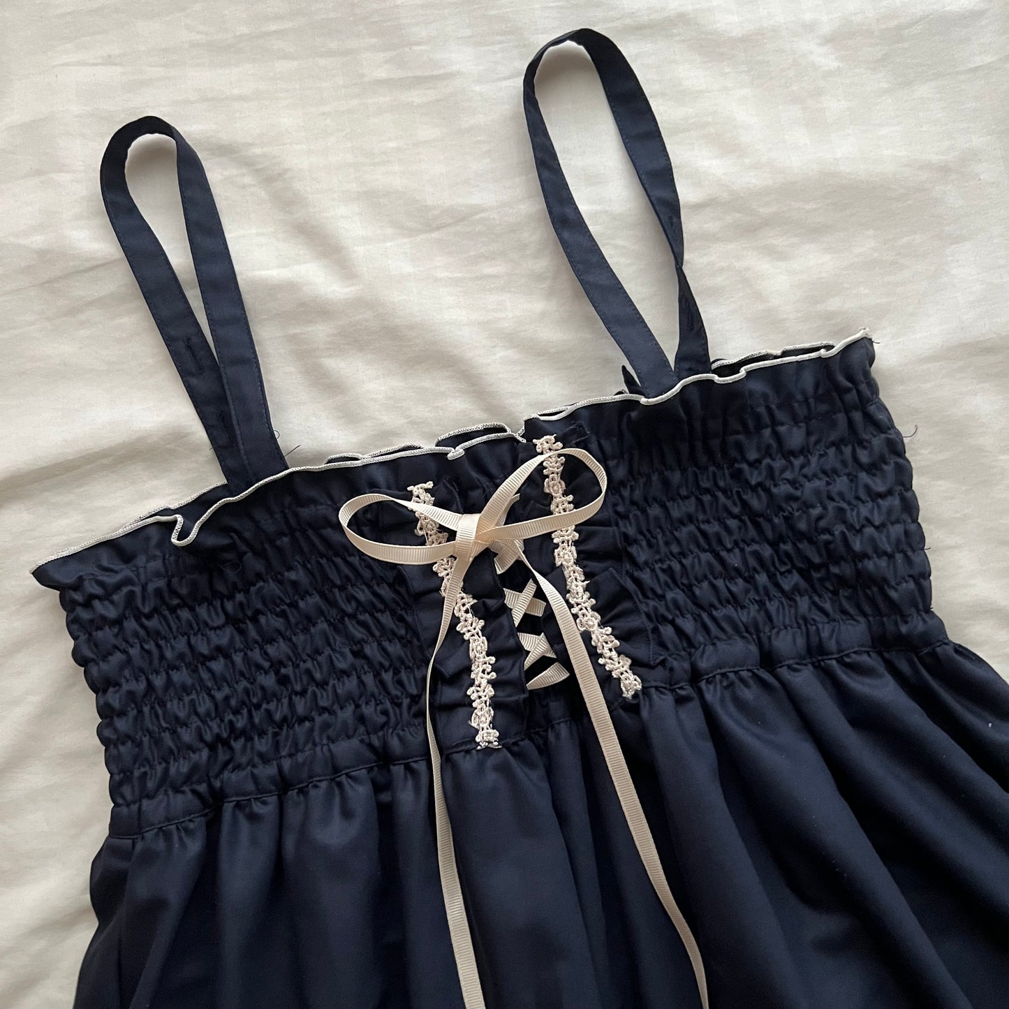 Dark coquette babydoll dress