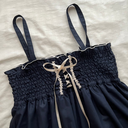 Dark coquette babydoll dress