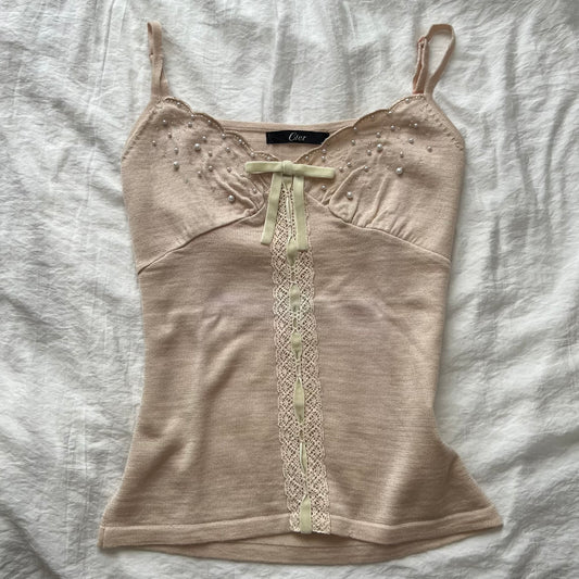 Pearls cami knit