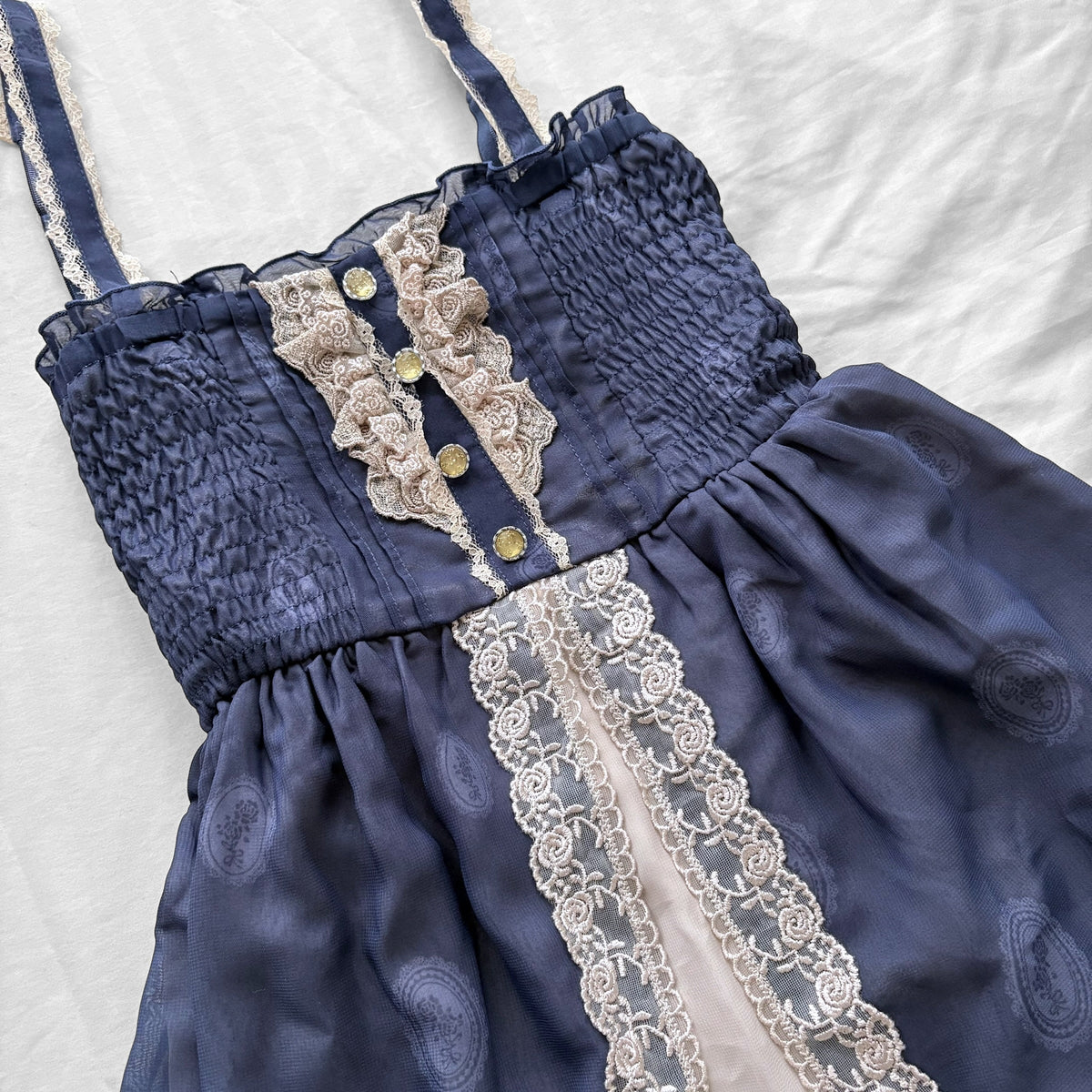 ‘Axes Femme’ Blue Romantic Dress