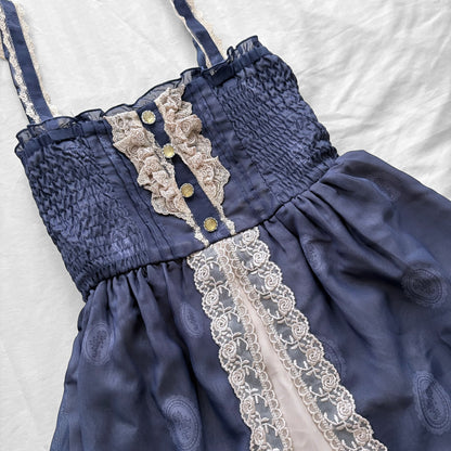 ‘Axes Femme’ Blue Romantic Dress