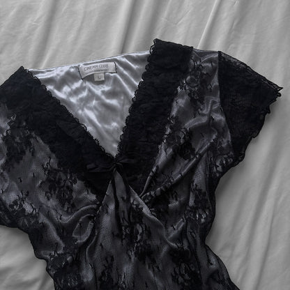 Black Lace Top