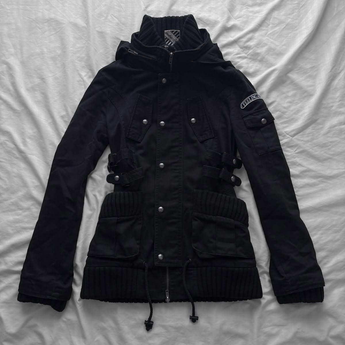 Military Style Hooded Jacket