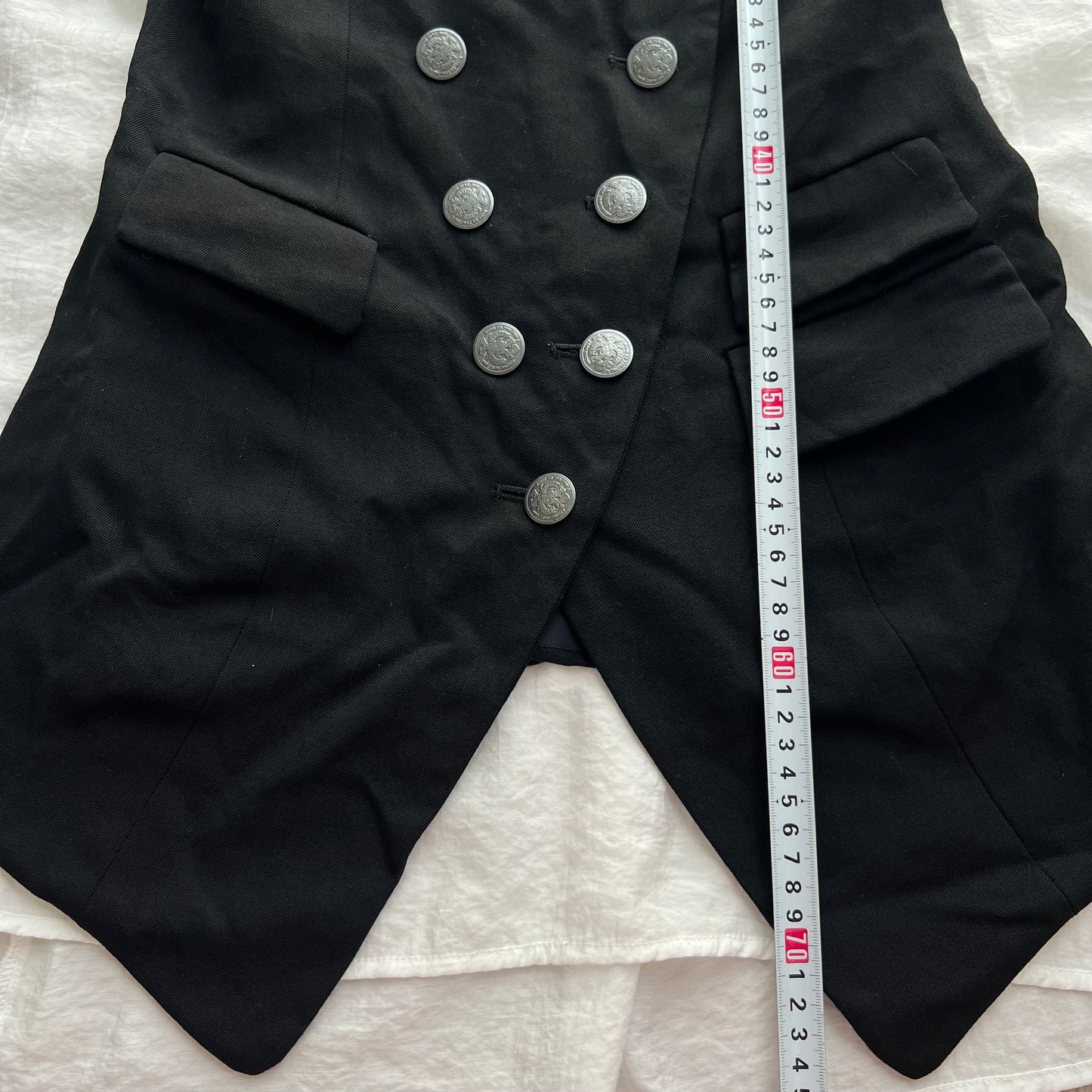 Black unique vest