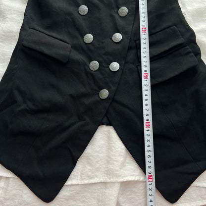 Black unique vest