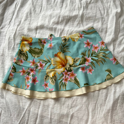 Blue Floral bikini set