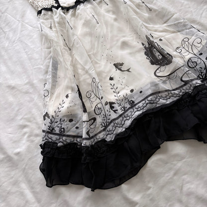 ‘Axes Femme’ White Fairytale Dress