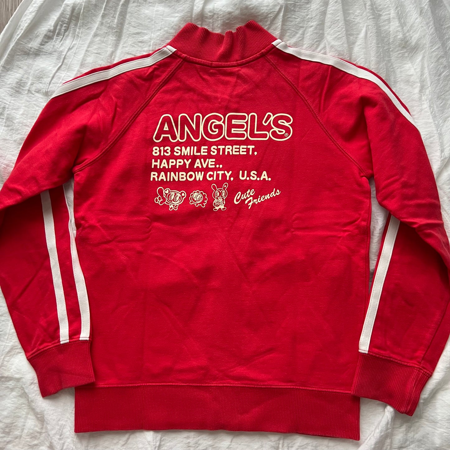 Angel Blue Red Zip Up