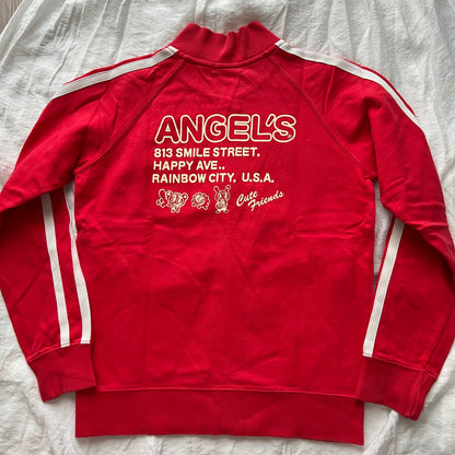 Angel Blue Red Zip Up