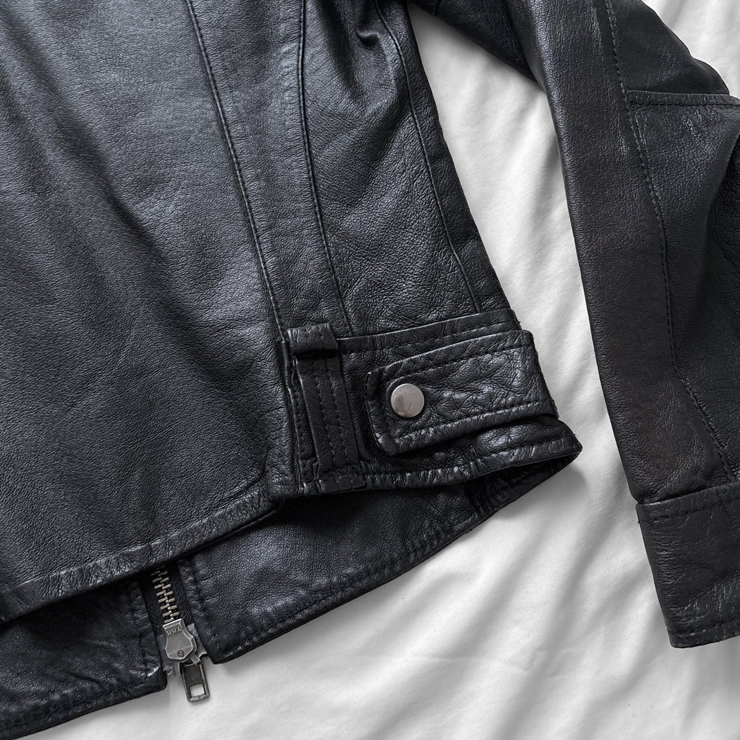 Black Leather Biker Jacket