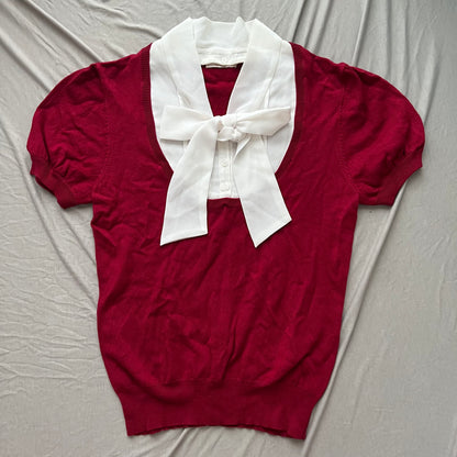 Red bow top