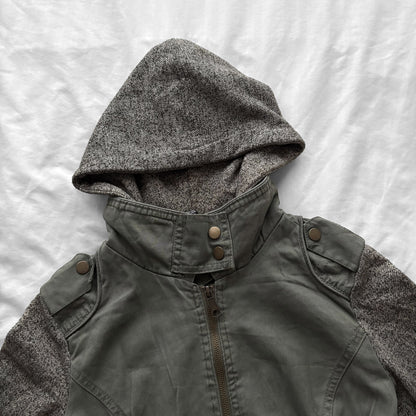 Olive Military-Inspired Jacket