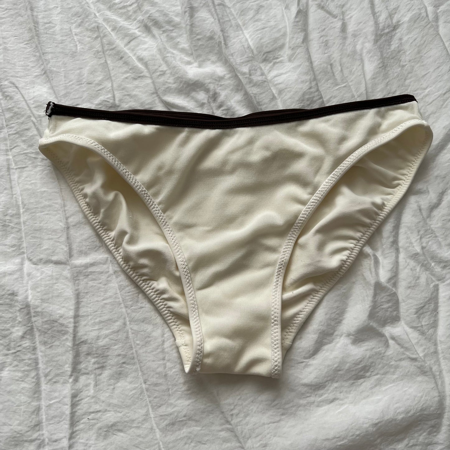 Beige brown coquette Bikini set