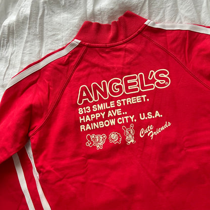 Angel Blue Red Zip Up
