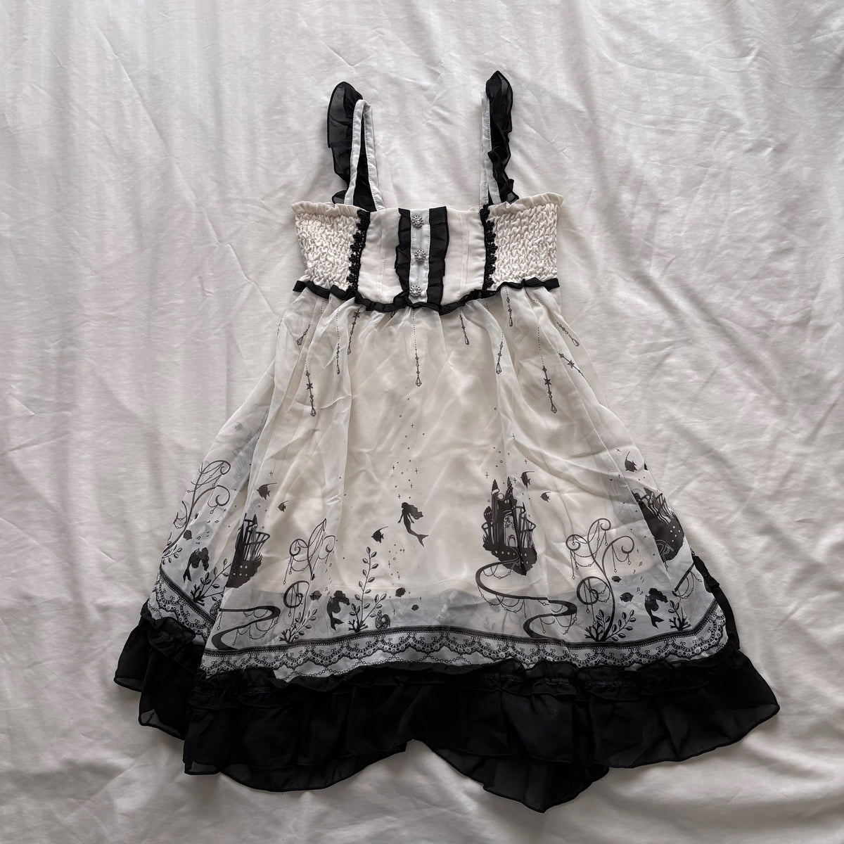 ‘Axes Femme’ White Fairytale Dress